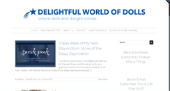 Desktop Screenshot of delightfulworldofdolls.com